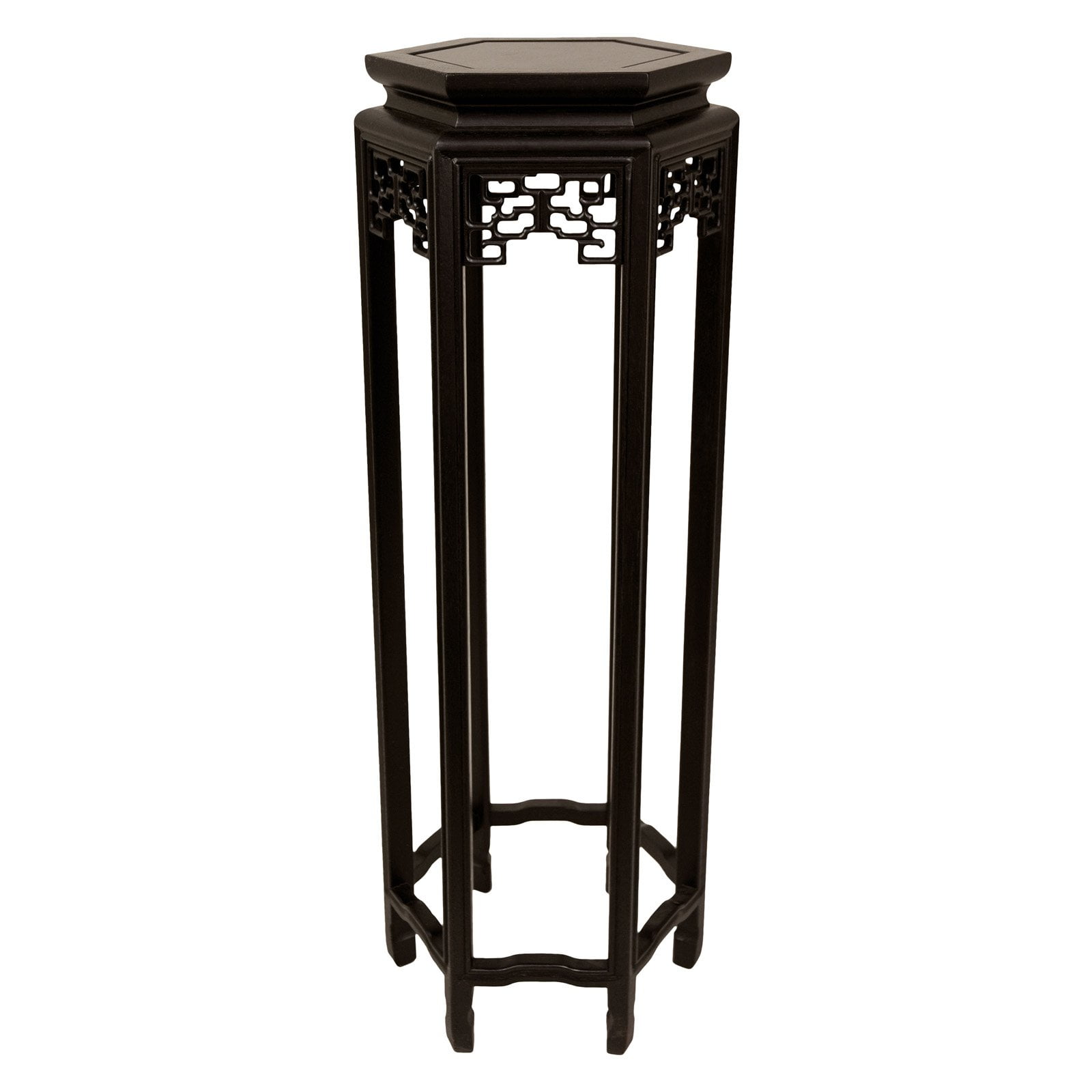 36" Hexagon Plant Stand by Oriental Furniture