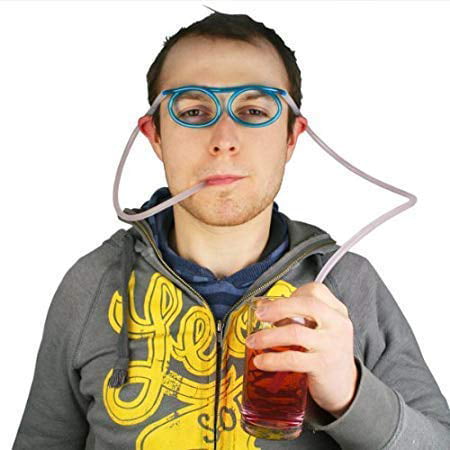 Novelty Drinking Glasses Straws , Crazy Drinking Straw , Kids DIY