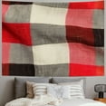 thumbnail image 2 of Orinice Checkered Pattern Tapestry Wall Hanging Unique Style for Home Decor - Graphic Art for Living Room, Bedroom, Apartment, Farmhouse, Dorm 40x30inch, 2 of 6