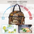 thumbnail image 4 of Uemuo Modern Floral Guinea Pig Printed Lunch Bag Lunch Box Reusable Insulated Lunch Tote Bag, Leakproof Thermal Cooler Sack Food Handbags Case High Capacity, 4 of 5