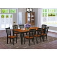 thumbnail image 2 of Atlin Designs 9-piece Wood Dining Table Set in Black/Cherry, 2 of 6