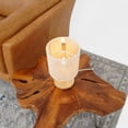 thumbnail image 3 of Noaman Levio Table Lamp, Natural Oak Wooden Base with Linen Shade 110-120V, Brown Rattan Weave Desktop Lamp for Bedroom, Living Room, Study, Office, 3 of 5