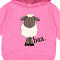 thumbnail image 3 of Inktastic Baa. Cute Sheep Design Toddler Hoodie, 3 of 4