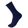thumbnail image 3 of QSAWXQZ Kids' Crew Socks Solid Cotton Knitting Breathable Mid Calf Socks 5-13Years, 3 of 6