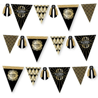 Great Gatsby Party Decorations Party Like Gatsby Balloons Black Gold  Balloon Garland Arch Kit Roaring 20s
