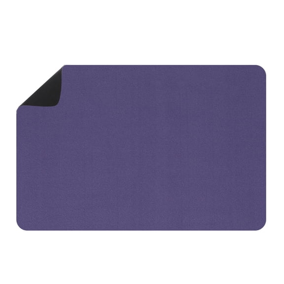 Uxcell 23.6 x 15.7 Inch Large Placemat for Kitchen Counter, Heat Resistant Coffee Bar Mat Non-Slip Countertop Table Protector Insulated Placemat, Dark Blue