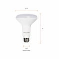 thumbnail image 4 of SYLVANIA LED Flood Light Bulb, BR30, 9W, 2700K, Dimmable, Soft White, 2 Pack, 4 of 7