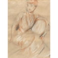 thumbnail image 3 of Paul César Helleu 14x18 Black Modern Framed Museum Art Print Titled - A Lady Seated on a Chair, 3 of 5