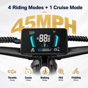 26 Electric Bike for Adult,5000w Dual Motors,up 100 Miles 52V 25Ah Ebike,26 x 4.0 Fat Tire Adult Bicycles for All Terrain,Mountain Commuter UL2849