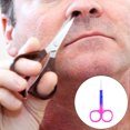 thumbnail image 2 of Vogacara Alicates para cutículas de uñas Tijeras de acero inoxidable Galvanoplastia Recortadora de cejas plantillas de cejas Aerosol Azul Rosa Vogacara CE011500-12, 2 of 6