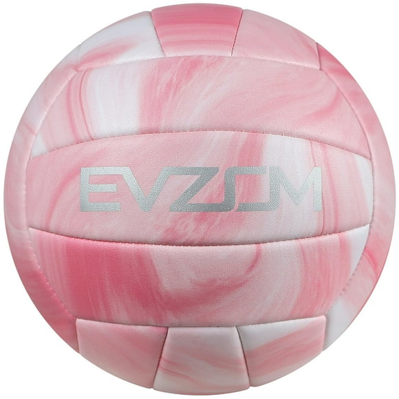 Voleibol EVZOM, talla 5, suave y ligero, de poliuretano rosa