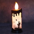 thumbnail image 5 of Halloween LED Candles, Flameless Battery Operated Halloween Decorations Indoor, Spooky Party Atmosphere Lights, 5 of 5