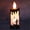 D, variant on Glitter Dripping Wax Haunted House Silicone Flickering Flameless Candle, Battery Operated Spooky LED Fake Candle Light for Halloween Mantel Table Decor