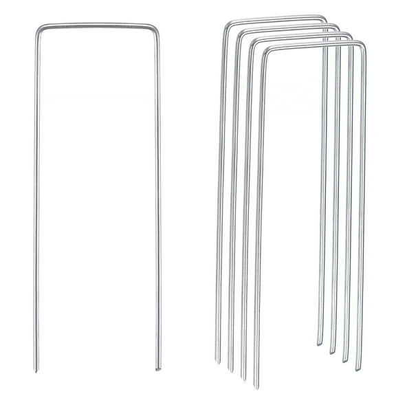 Unique Bargains Rustproof Garden Landscape Pins Camping Securing Staples Galvanized