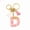 D, variant on Initial Letter Keychain, Butterfly Keychain Cute Resin, Initial Backpack Charms.