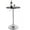 Black, variant on PULUOMIS Round Kitchen Bar Table Cafe Table Adjustable Pub Counter Wood Top Swivel (Black)