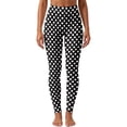 thumbnail image 6 of SEANATIVE Athletic Leggings for Women Polka Dot Black White, S, 6 of 6