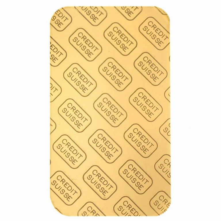 Credit Suisse 1 oz Gold Bullion Bar .9999 Fine (In Assay
