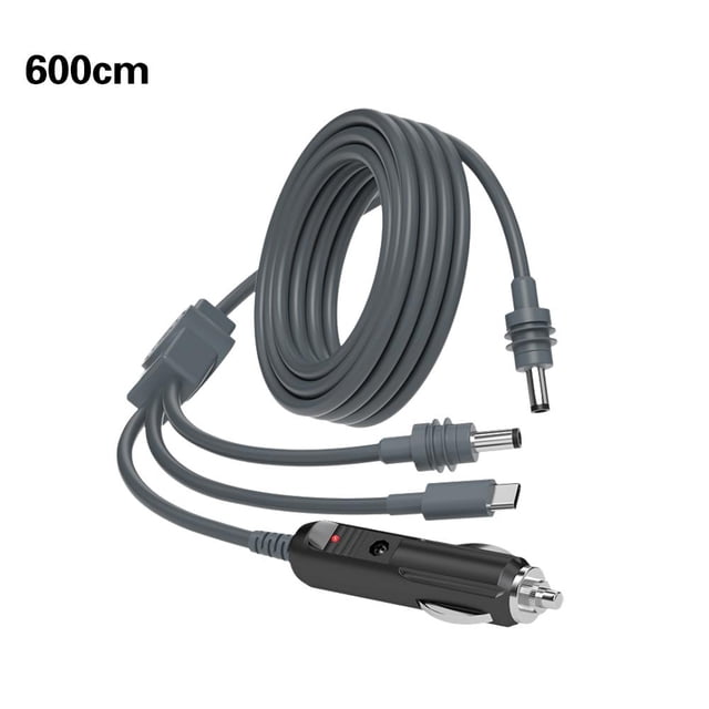 3-in-1 DC Power Cable for Starlink Mini Waterproof IP65 with Type-C Port 20AWG Copper for Vehicles RV Boat Outdoor Use