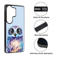 thumbnail image 2 of WIRESTER Shockproof Soft Rubber Cover Case for Samsung Galaxy S26 Ultra 6.9" 2026, Blue Owl On Light Blue Background, 2 of 5