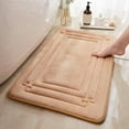 thumbnail image 1 of Feltree 16x24 Inch Super Absorbent Bathroom Mat, Machine Washable Non-Slip Floor Rug, Soft and Comfortable Quick-Dry for Bathroom Safety, 1 of 8