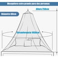 thumbnail image 2 of Dosel De Tela De Tul Mosquitera Para Cama Matrimonial Modelo Blanco, 2 of 4