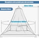 thumbnail image 2 of Dosel De Tela De Tul Mosquitera Para Cama Matrimonial Modelo Blanco, 2 of 4