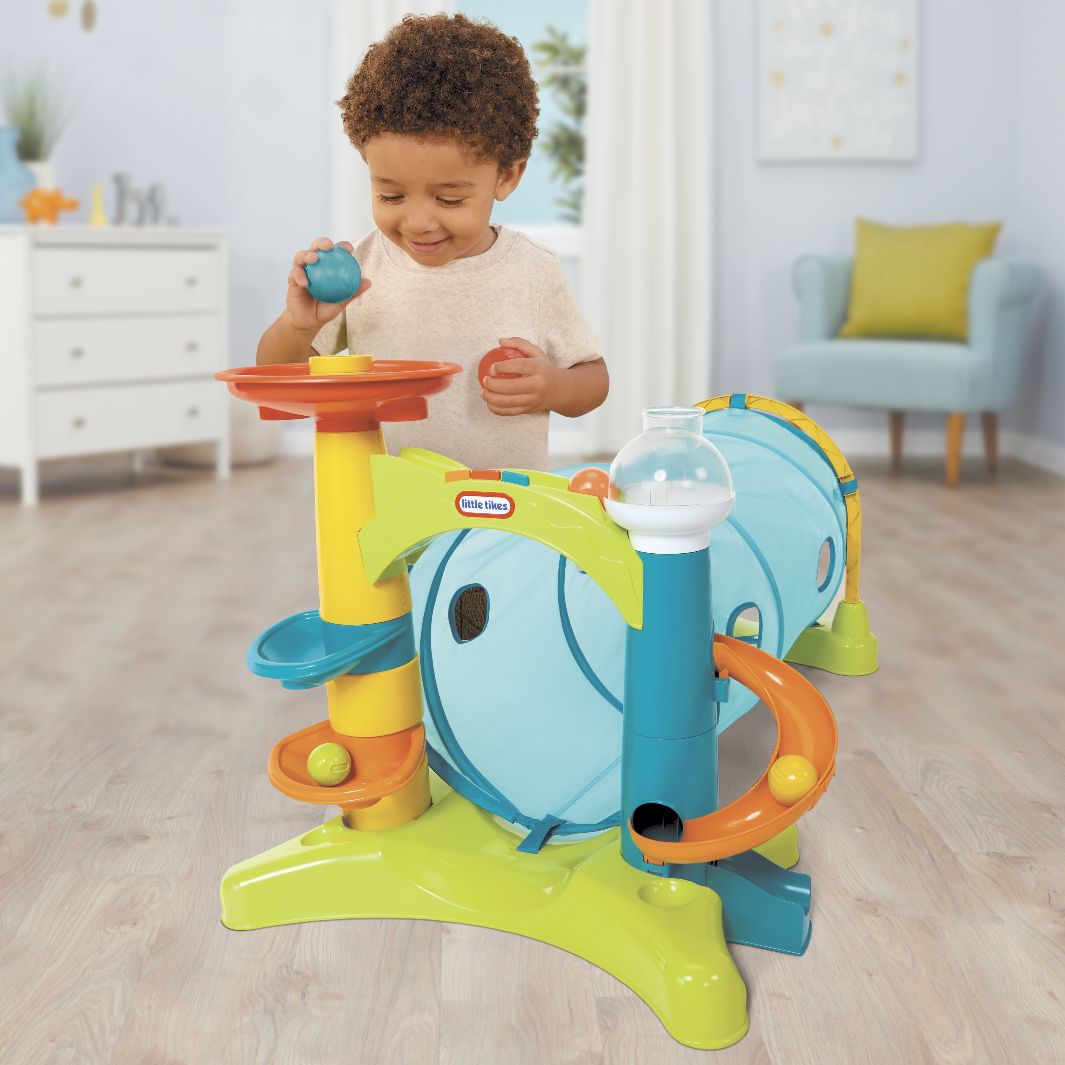 Little Tikes® Learn & Play™ 2-in-1 Activity Tunnel with Ball Drop, Windows,  Silly Sounds, and Music for Kids Ages 1 - 3