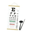 thumbnail image 4 of Kokiya Eye Chart Decorative Wall Decor Eye Testing Chart for School Office Children Black Pointer, 4 of 9