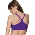 thumbnail image 2 of Hanes Girls' Cozy Seamless Wirefree Pullover Bra 2-Pack White/Flight Blue S, 2 of 5