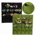 thumbnail image 4 of Bolsa para el cultivo de plantas, decoración para colgar en la pared, bolsa para cultivo, herramientas de jardín, bolsa para flores de fresa, macetas de tela para jardín vertical, sala de estar, 36, 4 of 5