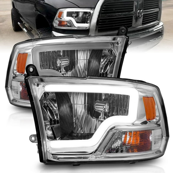 ANZO USA 111516 Crystal Headlight Fits select: 2013-2018 RAM 1500, 2009-2012 DODGE RAM 1500