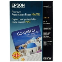 Epson Premium Matte Presentation Paper, 9 mil, 11.75 x 16.5, Bright White, 50/Pack -EPSS041260