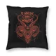 thumbnail image 1 of Funda de cojín con estampado de esqueleto de diablo, cabra, Satán, para decoración del hogar, sala de estar, sofá, coche, 1 of 5