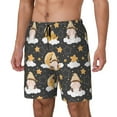 thumbnail image 2 of Fotbe Cute Bee Gnome Men’s Swim Trunks Quick Dry Swim Shorts Board Shorts with Mesh Lining-3X-Large, 2 of 9