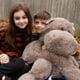 thumbnail image 4 of Peluche BENINY Giant Humongous Hipopótamo 36, de peluche gris, 4 of 8
