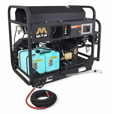 Mi-T-M HS-3505-0MDK Diesel Model HS Series Pressure Washer, 3500 psi, 15.5 HP Kubota Z602 OHV engine, 4.7 GPM