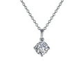 thumbnail image 3 of Lafonn Classic Sterling Silver Platinum Plated Simulated Diamond Necklaces 1 (1 CTTW), 3 of 5