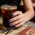 thumbnail image 6 of Uxgjfwu 24Pcs 4th Of July Press On Nails, Patriotic Flag Fake Nails, Short Design Glue On Nails, Easy To Apply for Independence Day Holiday Nail Decorations, 6 of 9