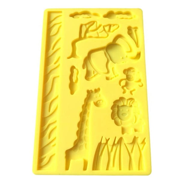 Naiovety Molde de Fondant, artesanía de cocina, Animal de silicona en relieve, molde para hornear DIY, bandeja para hacer dulces de arcilla, utensilios Herramientas y accesorios para hornear Naiovety HA074896-00B