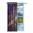 thumbnail image 2 of MKHERT Color Dots Blackout Window Curtain Drapes Bedroom Living Room Kitchen Curtains 52x84 inch, 2 of 2
