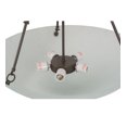 thumbnail image 2 of Meyda Tiffany 159597 Adalee 5 Light 24" Wide Semi-Flush Bowl Ceiling Fixture - Bronze, 2 of 7