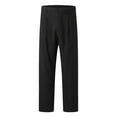thumbnail image 1 of Vedolay Pants For Men Men's Drawstring Waist Flap Pocket Streetwear Pants,Black M, 1 of 5