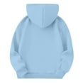 thumbnail image 3 of Abcomgle Girls Halloween Hoodie 10-12 Cute Ghost Drinking Coffee Sweatshirts with Hooded Preppy Long Sleeve Girls Pullover Sweatshirt with Pocket Winter Sweaters for Girls 10-12,13-14 Years, 3 of 6