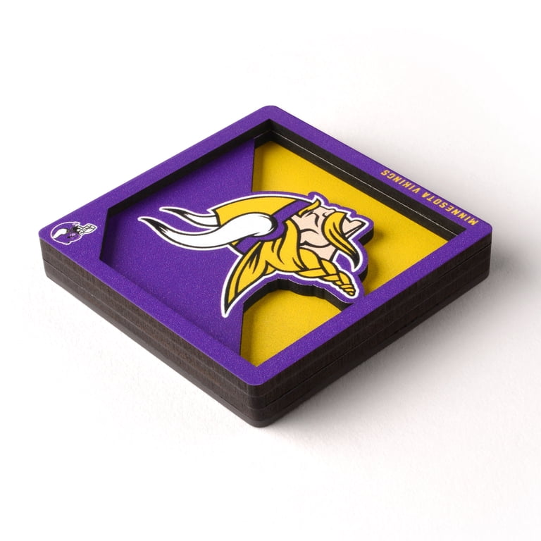 NFL Minnesota Vikings 3D Logo Magnet - NFL Team Merchandise