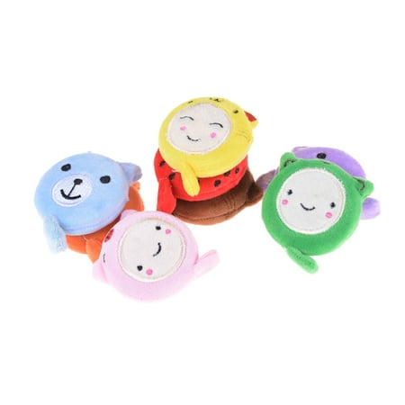 

(Orange)Mini Cute Cartoon 150cm 60 Inch Plush Retractable Tape Measure Ruler Sewing Tool