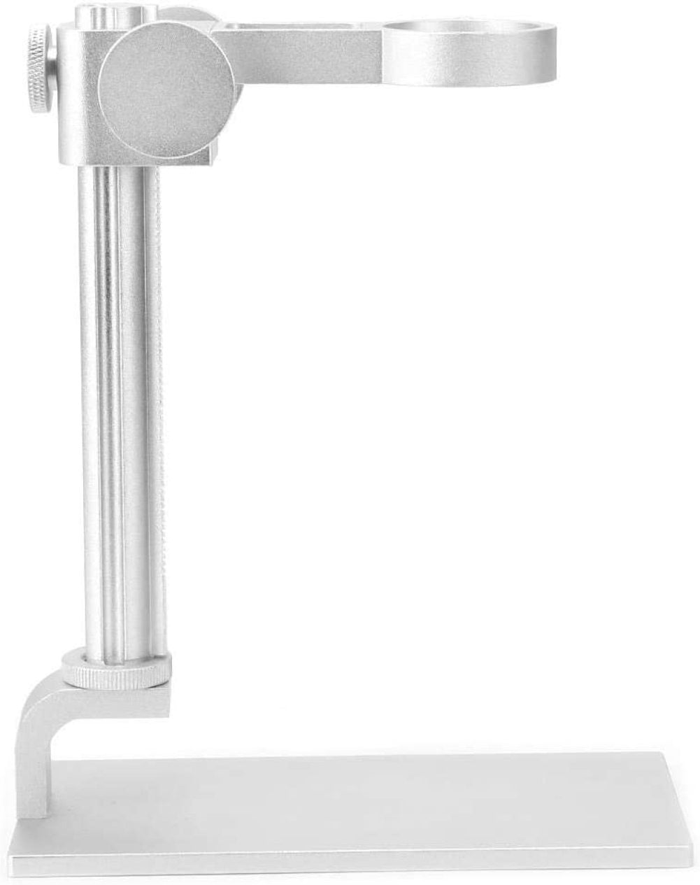 Microscope Stand, Aluminum Alloy Universal Adjustable Base Stand Holder