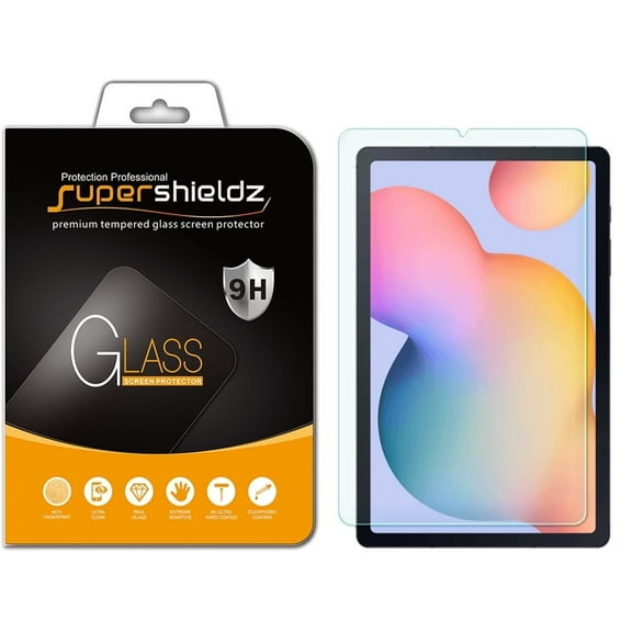 [1-Pack] Supershieldz for Samsung Galaxy Tab S6 Lite 10.4 inch (2024/ 2022/ 2020) Tempered Glass Screen Protector, Anti-Scratch, Anti-Fingerprint, Bubble Free