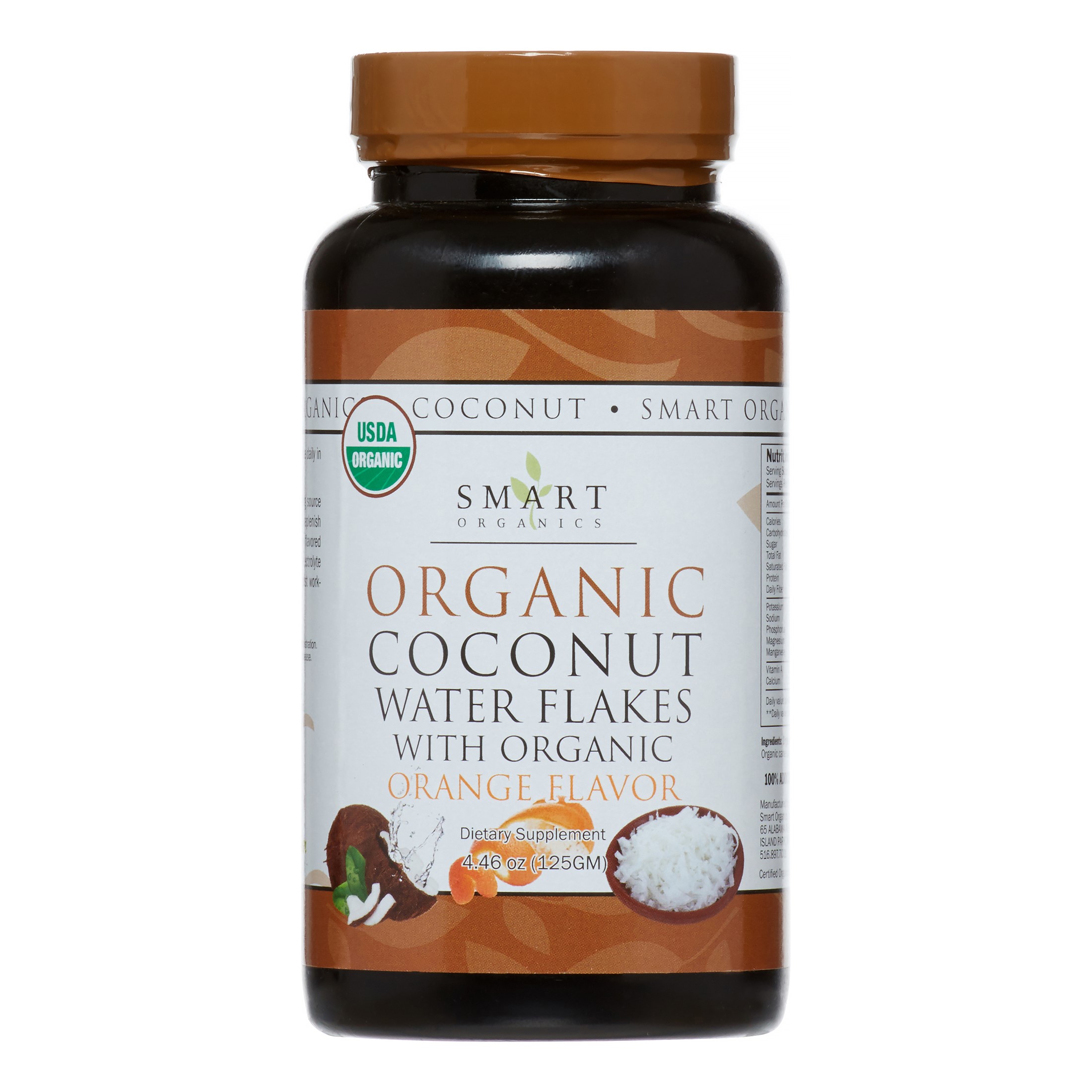 Bio Nutrition Coconut Water Flakes, Orange, 4.46 Oz