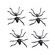 thumbnail image 1 of 4 piezas divertidos pendientes de araña negra Halloween Spoof Stud pendientes de aleación Ear Cuff moda piercing pendiente joyería decoración para mujer, 1 of 6